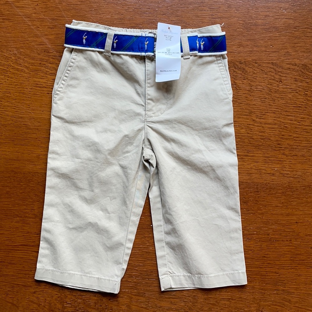 Ralph Lauren slacks with built in Golfer belt